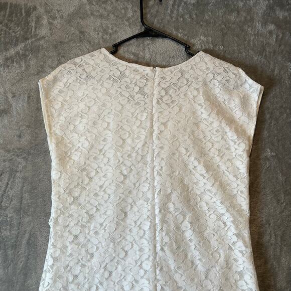 Ariat Women’s White Lace Hi Low Dress Size Small - Picture 6 of 10